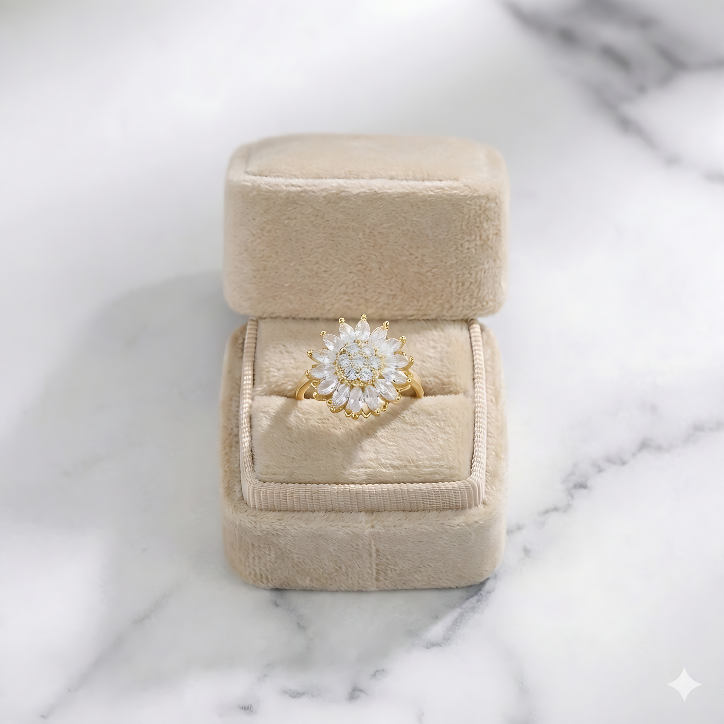 Anillo Girasol Giratorio + ENVIO GRATIS