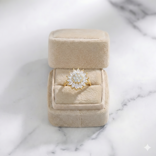 Anillo Girasol Giratorio + ENVIO GRATIS