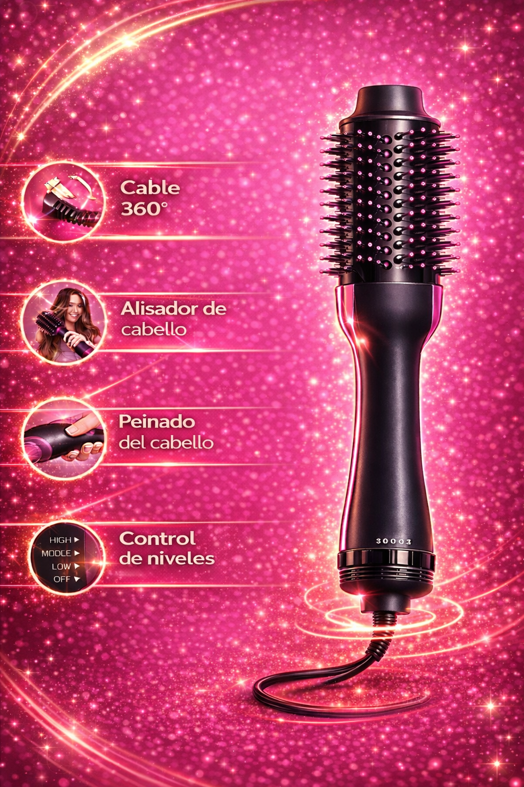 Cepillo Profesional 3 en 1 - ENVIO GRATÍS