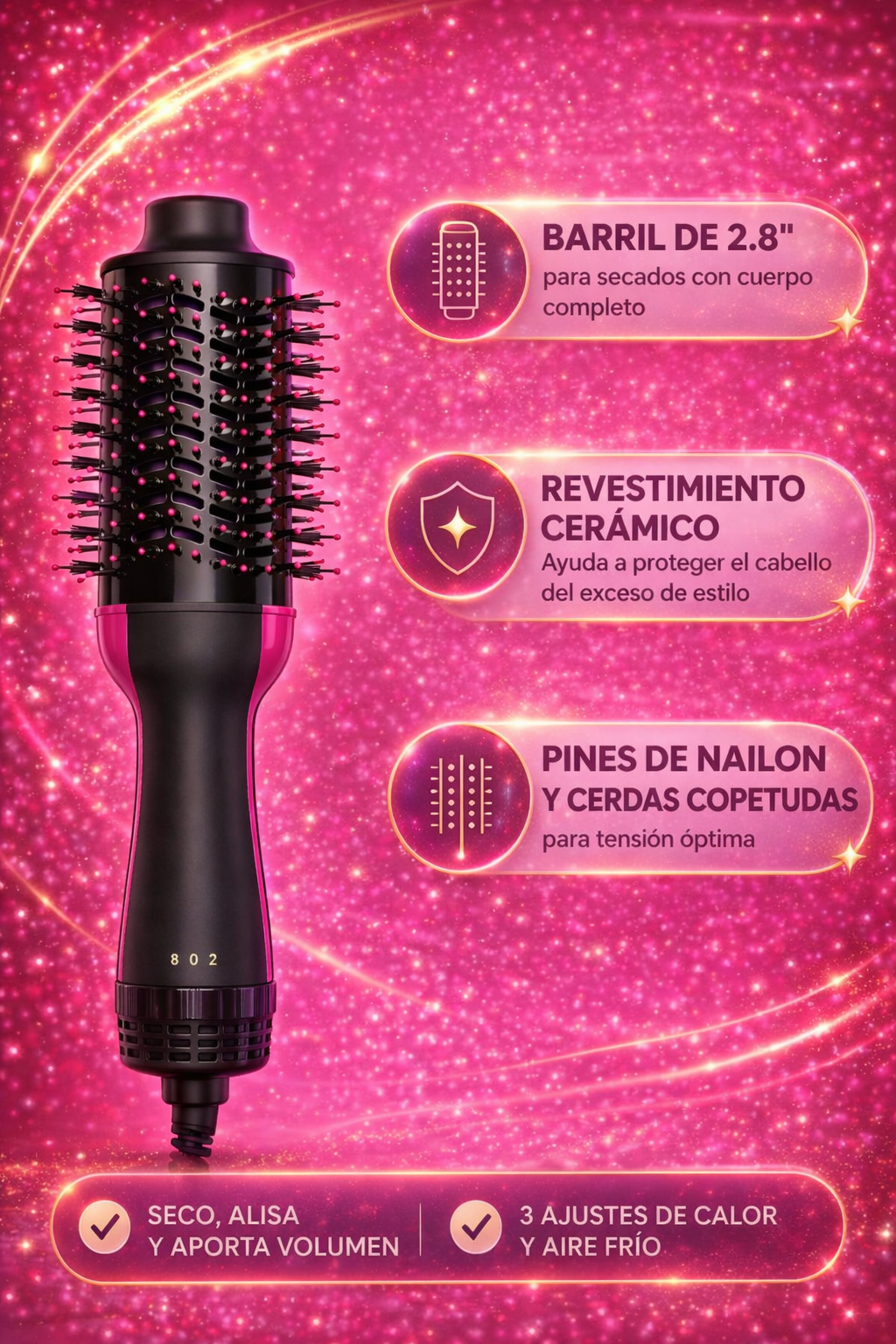 Cepillo Profesional 3 en 1 - ENVIO GRATÍS