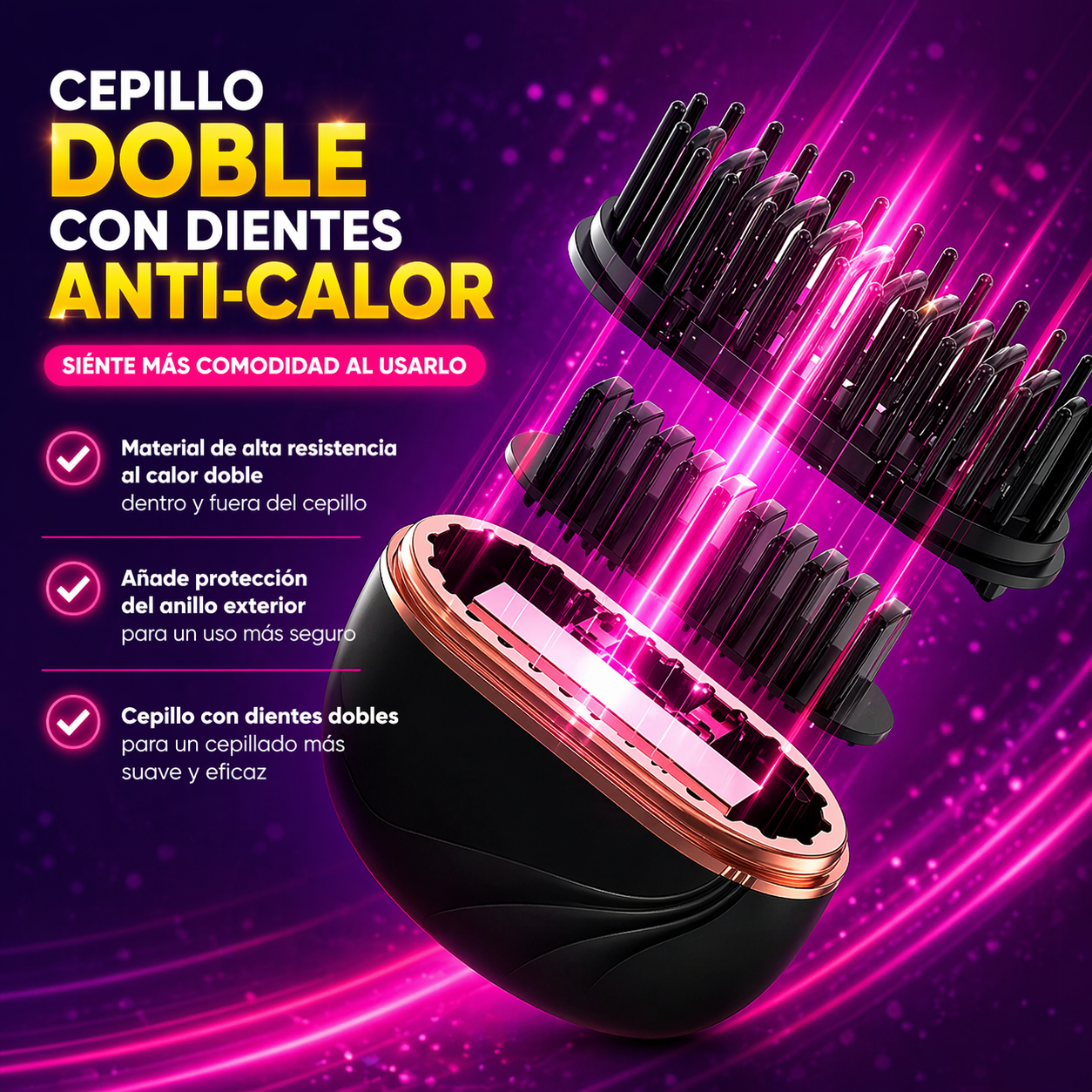 Cepillo Alisador Portátil Inalámbrico - ENVÍO GRATIS