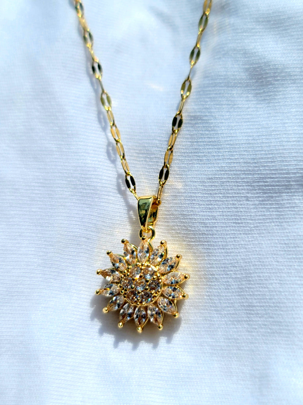 Colección Girasol Giratorio - Collar Girasol + Anillo Girasol - ENVIO GRATIS
