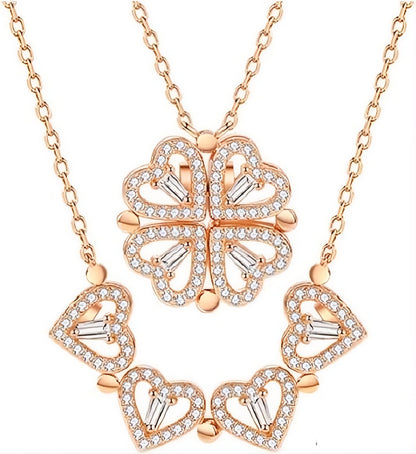 Collar Trebol Corazón + ENVIO GRATIS