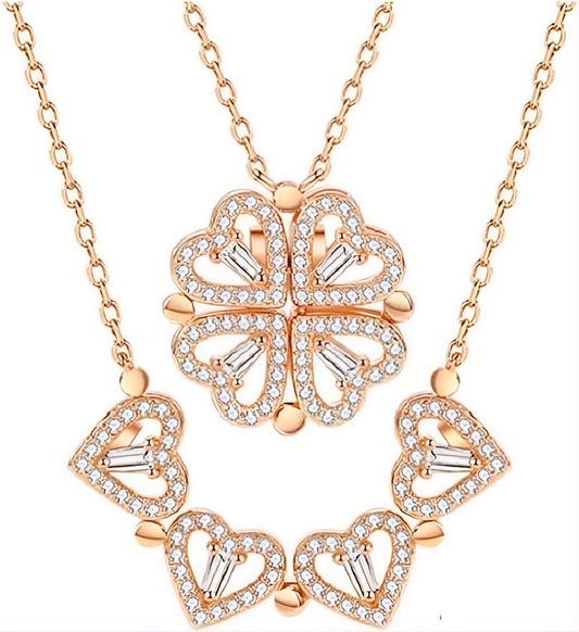 Collar Trebol Corazón + ENVIO GRATIS